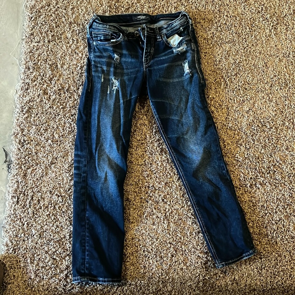 Silver Jeans Suki Capri like new! W26/L22 1/2